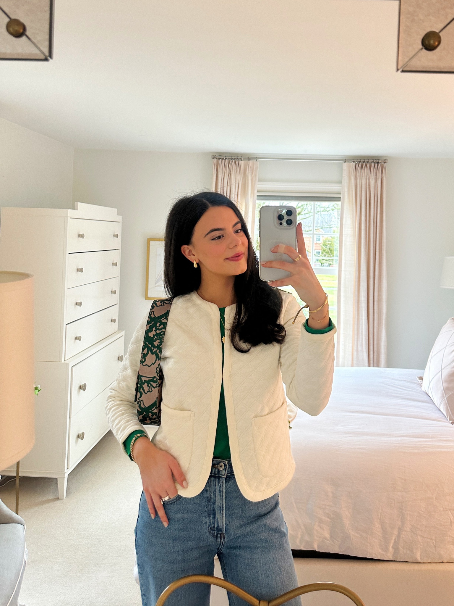 Saturday fit! Love this quilted jacket from J.Crew Factory for a casual Saturday fit!



#LTKstyletip #LTKsalealert #LTKSeasonal