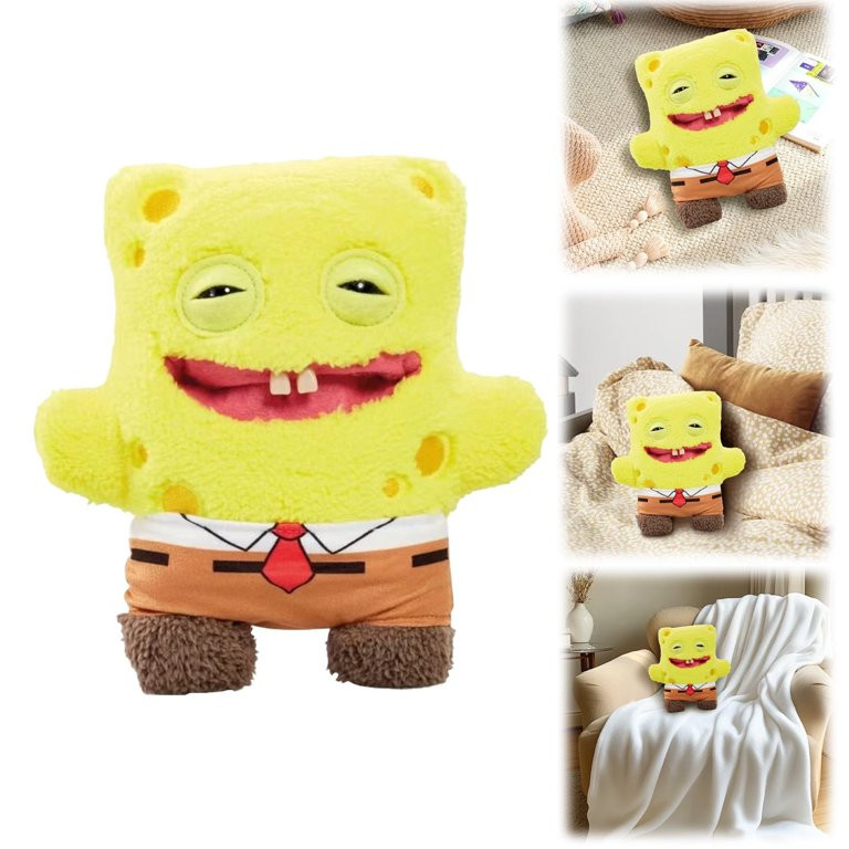 Fuggler Funny Ugly Monster Plush (Dried mutated SpongeBob SquarePants plush toy Yellow) (8.7 Inch... | Walmart (US)