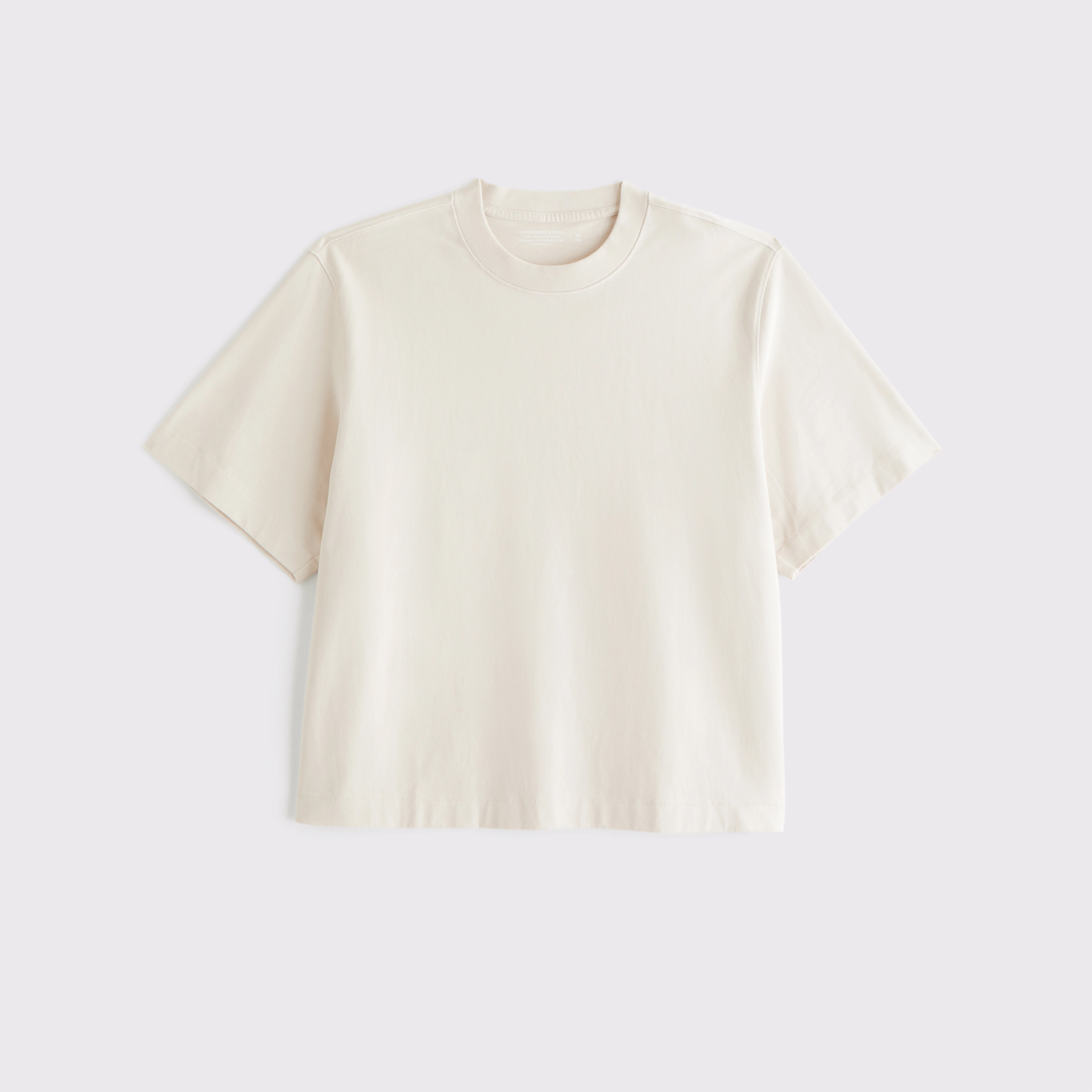 Premium Heavyweight Cropped Tee | Abercrombie & Fitch (US)