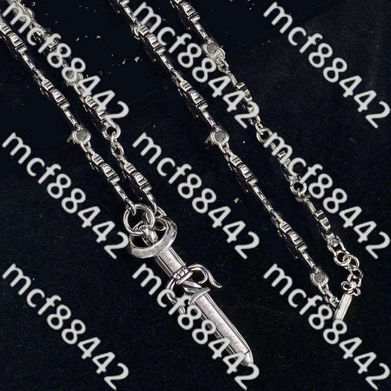 Fashion Sword Pendant Necklace Chain Bijoux for Mens and Women Trend Personality Punk Cross Style... | DHGate