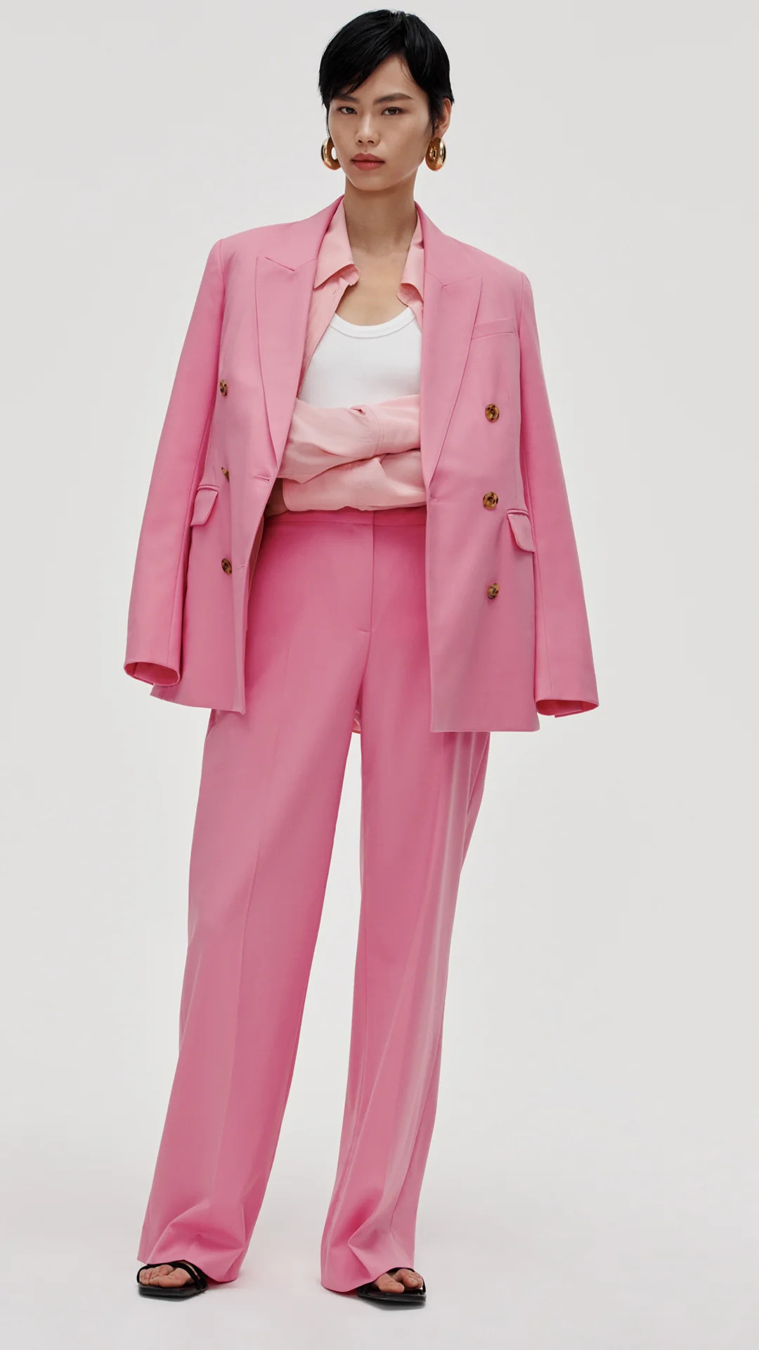 Argent: Wide Leg Trouser in Seasonless Wool | Women's Pants | Argent | Argent