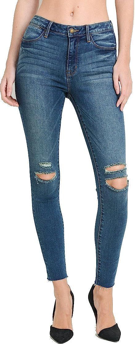 Just USA Jeans Women's High Rise Basic Skinny Denim Pants | Amazon (US)