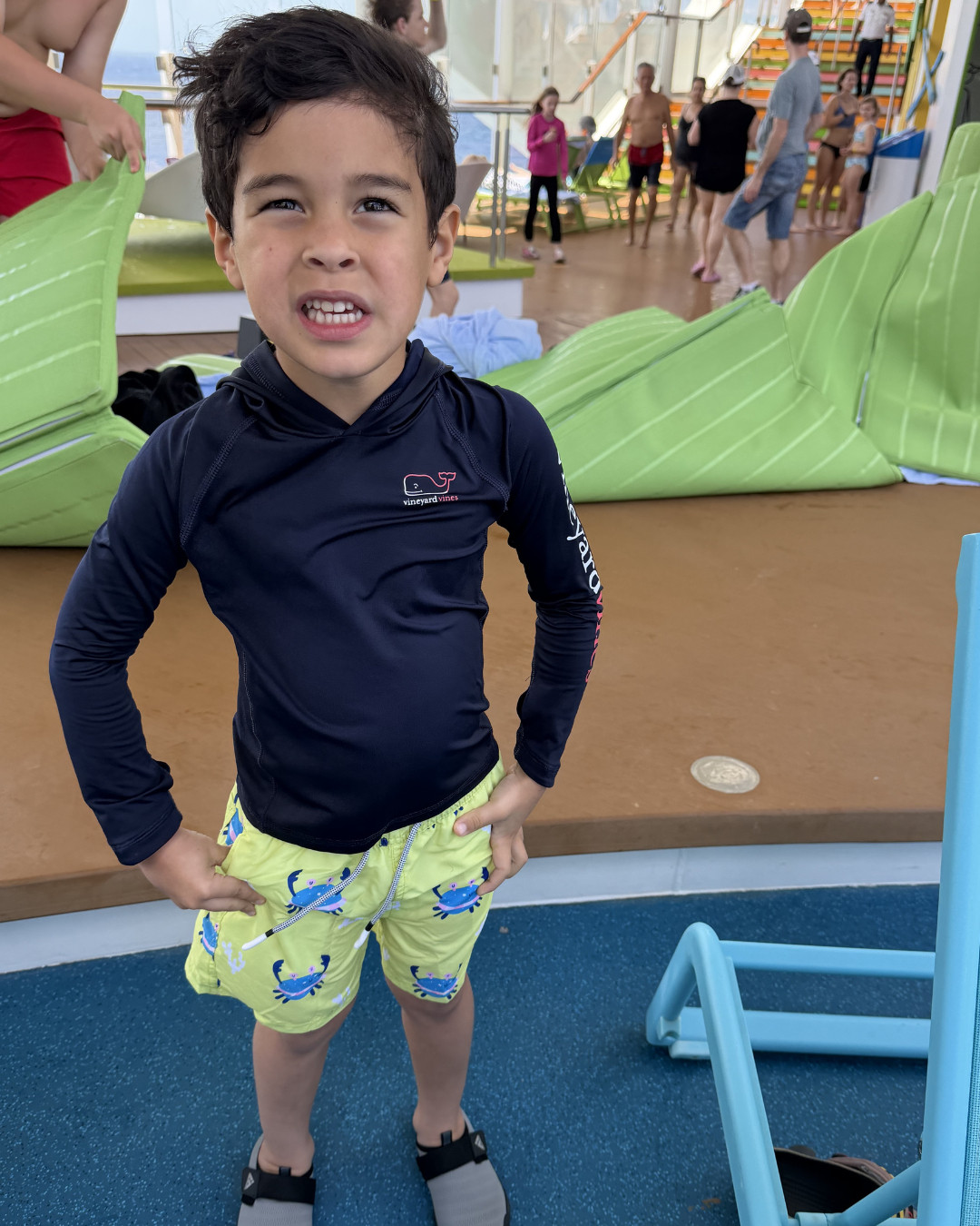 These swim trunks will keep your little ones protected and comfortable—perfect for pool days and sunny moments on a cruise vacation. ☀️🚢🌊 

#LTKFamily #LTKKids #CruiseVacation #CruiseStyle 

 #LTKSwim #LTKTravel #LTKKids
