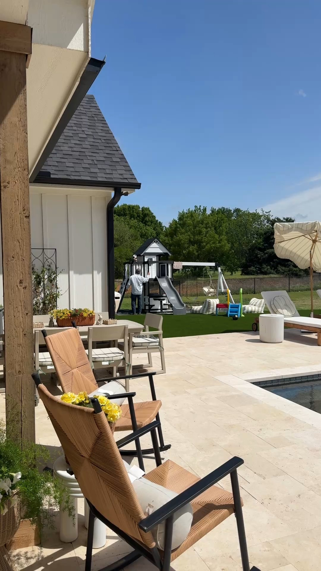 Our new playground and playhouse set up! 

#LTKHome