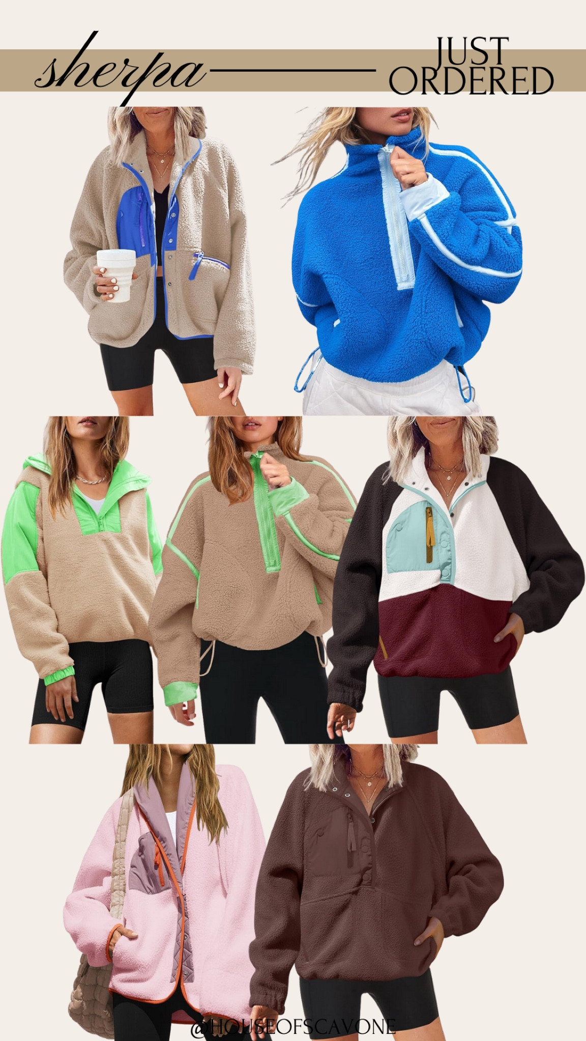 I cannot believe I just purchased all these because I cannot make up my mind! ordered a small in all #sheprajacket #winterjacket #winteroutfit #winteroutfitinspo #coldweatheroutfit #coldweatherpullover #pullover #fleece #fleecejacket #amazonfashion #amazonfinds 

#LTKtravel #LTKfindsunder50 #LTKsalealert