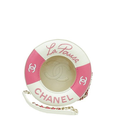 Chanel Bicolor CC Coco Lifesaver Round Small Bag | eBay US