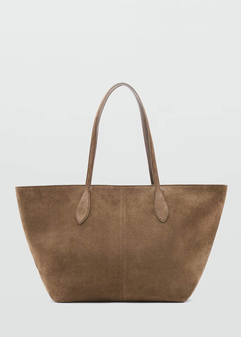 Shopper-Bag aus Rauleder - Damen | MANGO Österreich | Mango EU