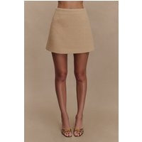 Camilla Boucle Mini Skirt - Light Taupe I MESHKI I Size XXS | MESHKI US