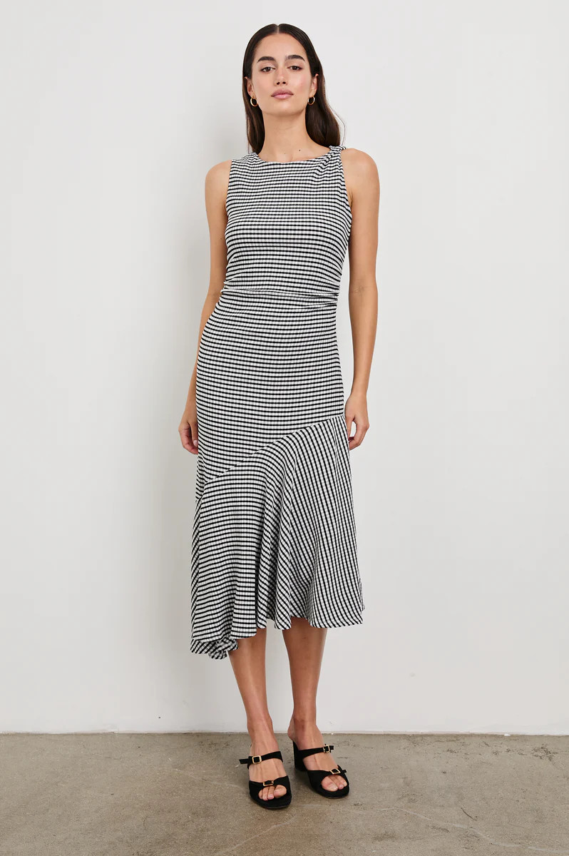 DAIJA DRESS - BLACK GINGHAM | Rails