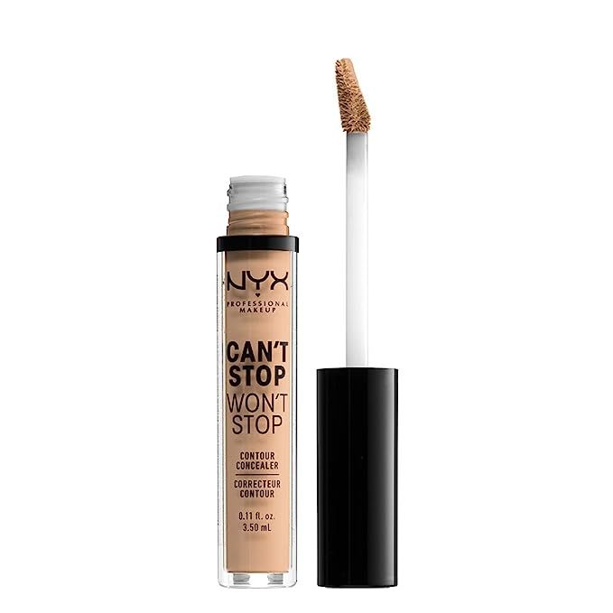 NYX PROFESSIONAL MAKEUP Can't Stop Won't Stop Contour Concealer, 24h Full Coverage Matte Finish -... | Amazon (US)