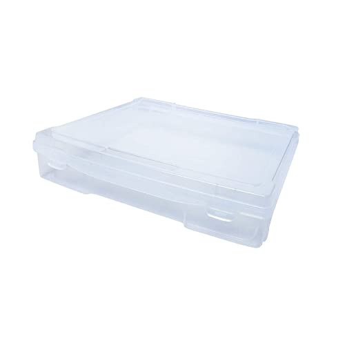 Simply Tidy 12” x 12” Plastic Scrapbook Storage Case Portable Case for Documents, Papers, Sewing, Crafts - 1 Pack | Amazon (US)