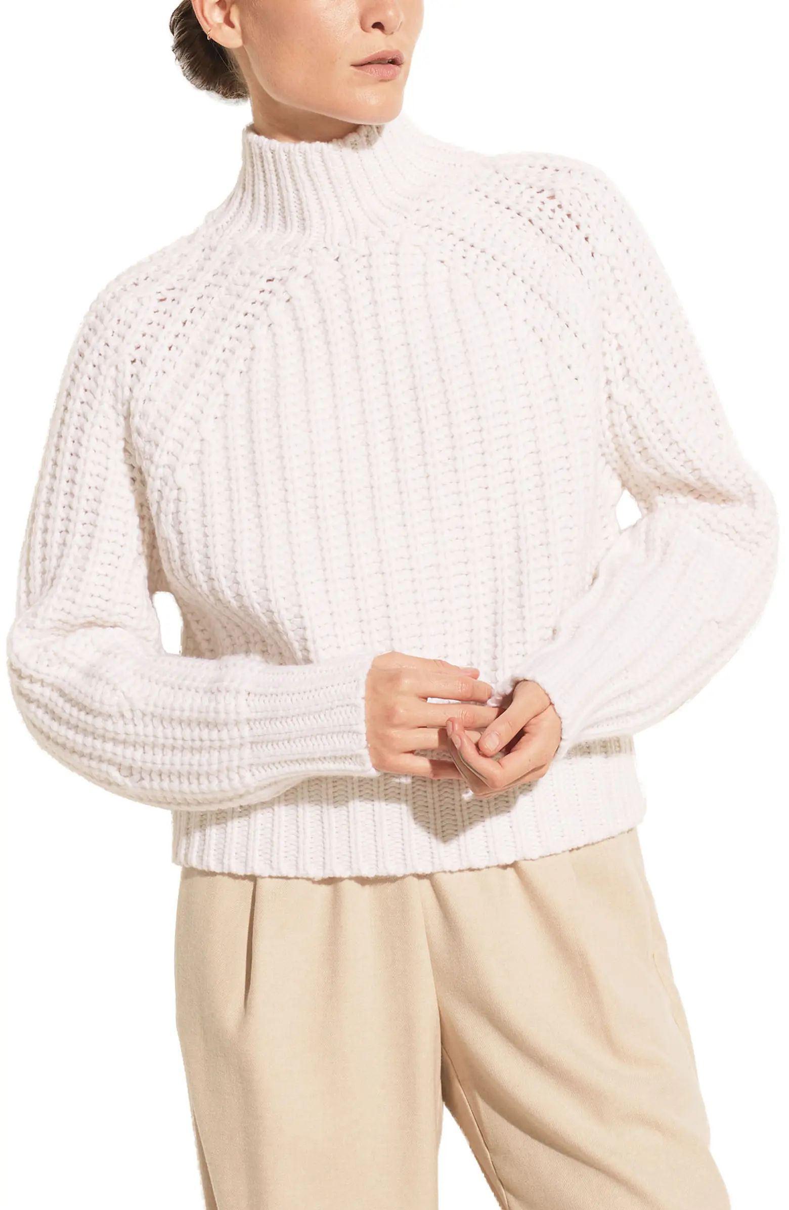 Crafted by Vince Ribbed Turtleneck Sweater | Nordstrom