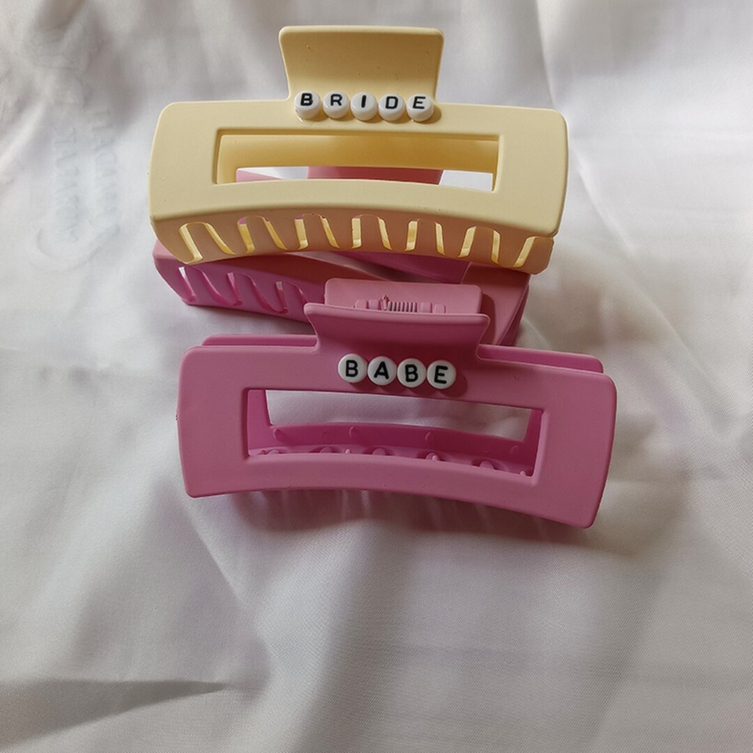 Pince à cheveux personnalisée, griffe de cheveux personnalisée, cadeau de demoiselle d’honne... | Etsy (FR)