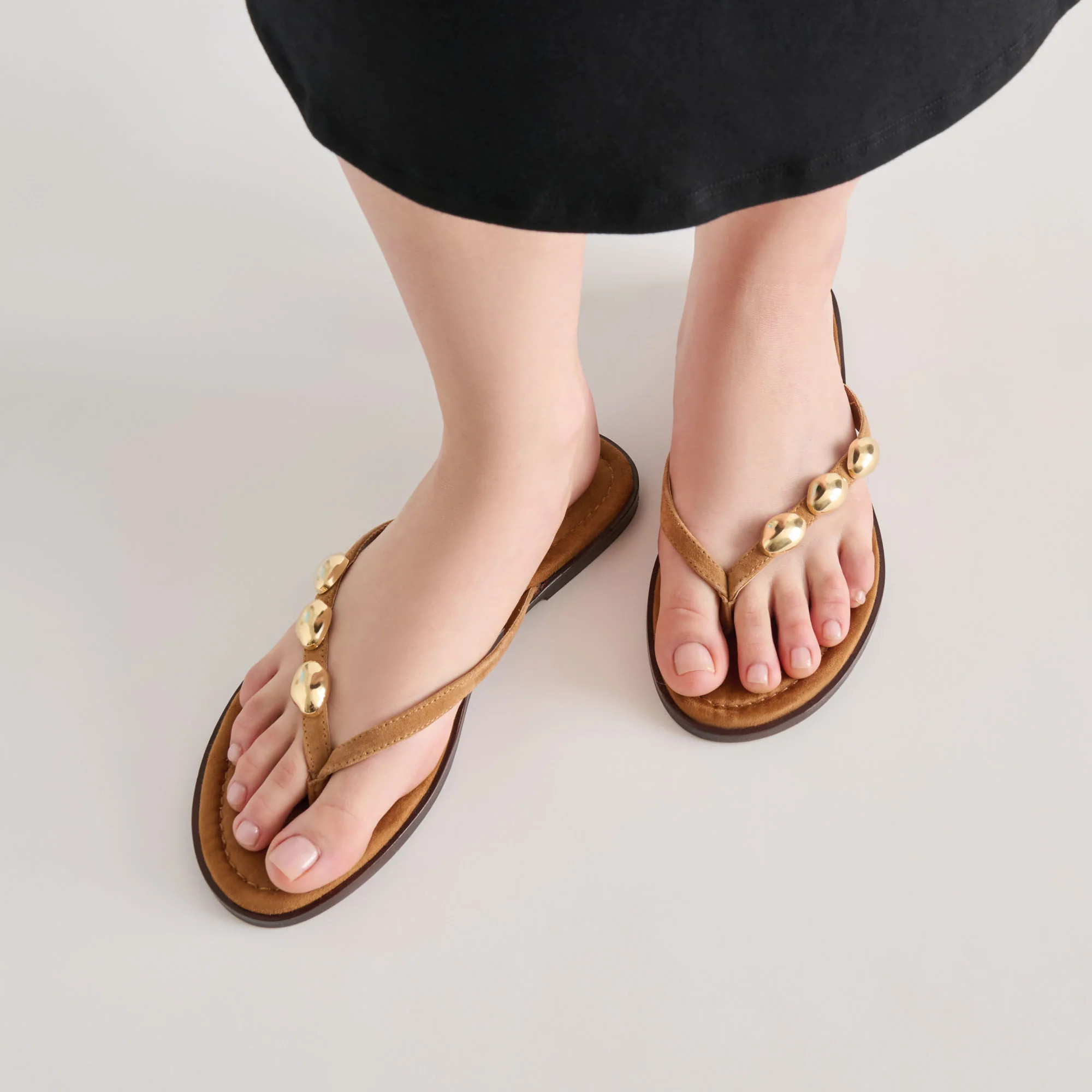 Juny Teak Suede Sandals | Dolce Vita | DolceVita.com