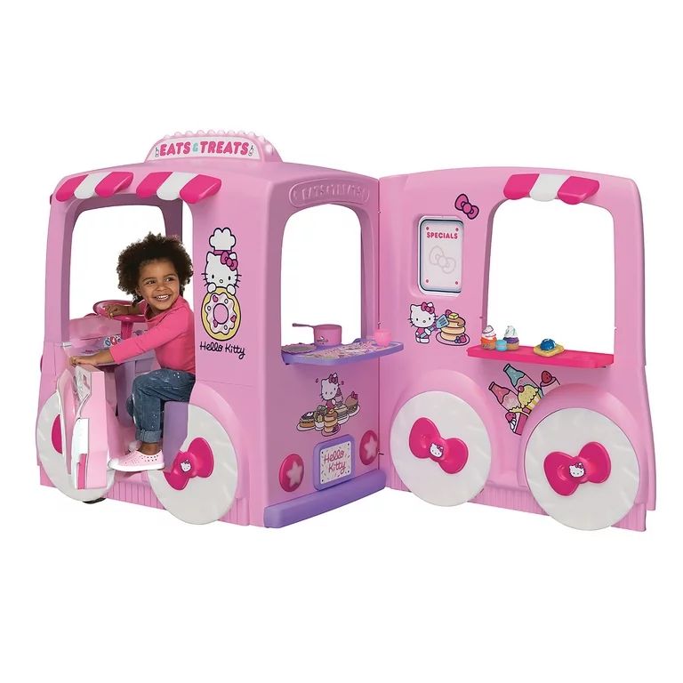 Hello Kitty12 Volt “Eats and Treats” Sweet Food Truck Play-Center Ride-On for Boys & Girls Ag... | Walmart (US)
