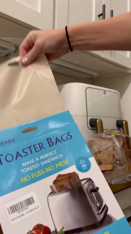 Amazing toaster bags! These are awesome for keeping your toaster clean. You can have a grilled cheese or panini in minutes! White double toaster beautiful by Drew Barrymore and Walmart small countertop appliances kitchen must haves and faves Amazon finds

#LTKfindsunder50 #LTKVideo #LTKhome