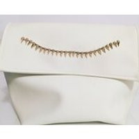 White vinyl  handbag, white handbag, white evening bag, white clutch | Etsy (US)