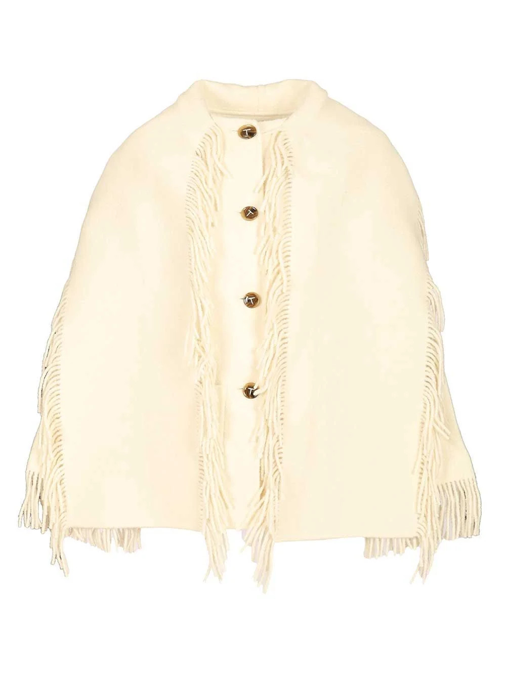 Totême Fringe High Neck Jacket | Cettire Global