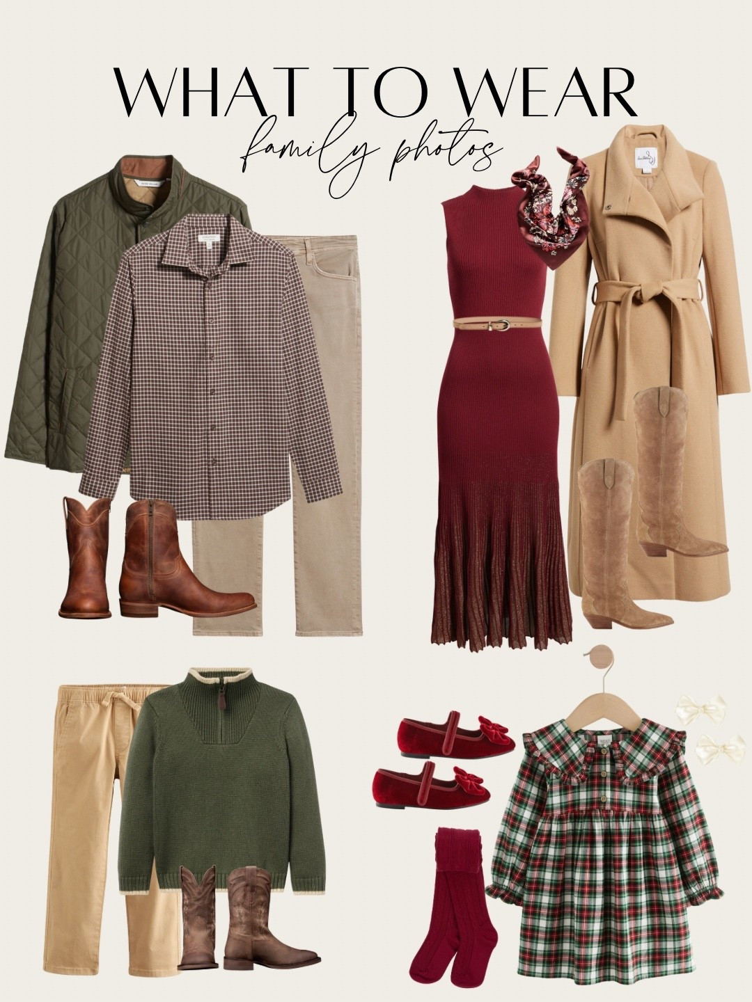 Holiday family photo inspo for the entire family! Holiday outfits, family outfits 

#LTKHoliday #LTKFamily #LTKMens