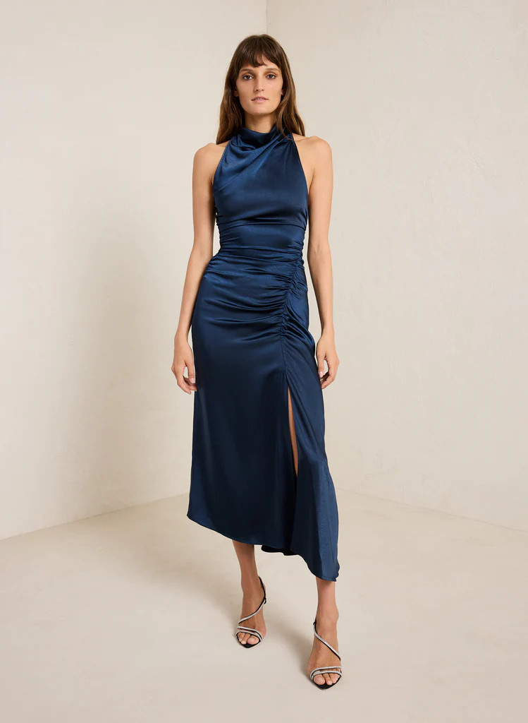Inez Satin Midi Dress | A.L.C