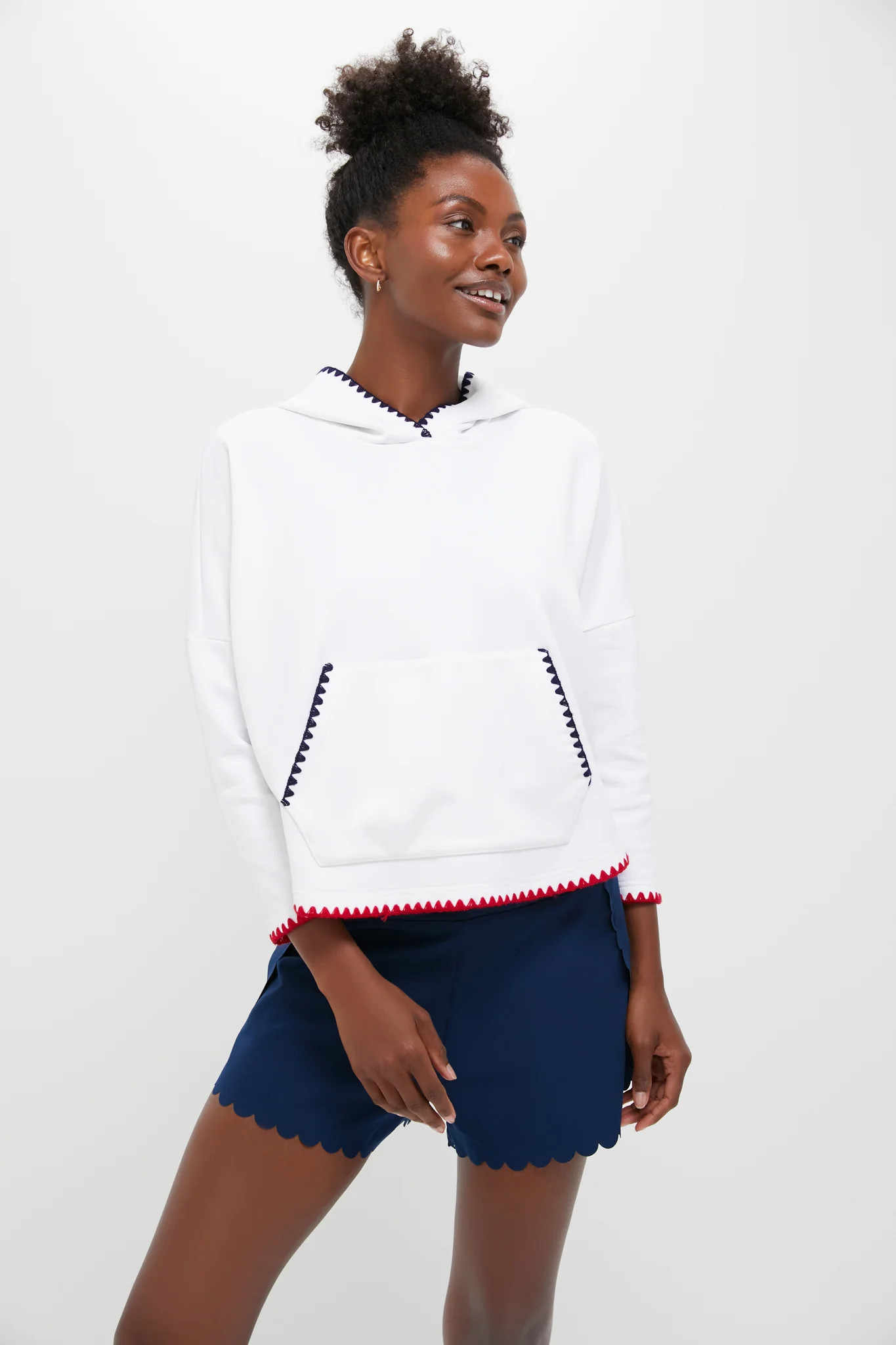 Cropped Americana Eden Sweatshirt | Tuckernuck (US)