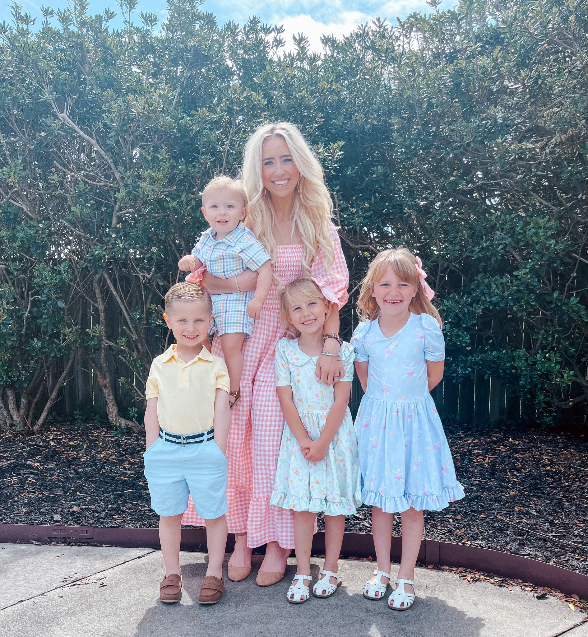 Easter outfits are linked! The girls dresses are from our favorite shop, Little Stocking Co! I got their bows there as well! 💕

#LTKkids #LTKunder50 #LTKfamily
