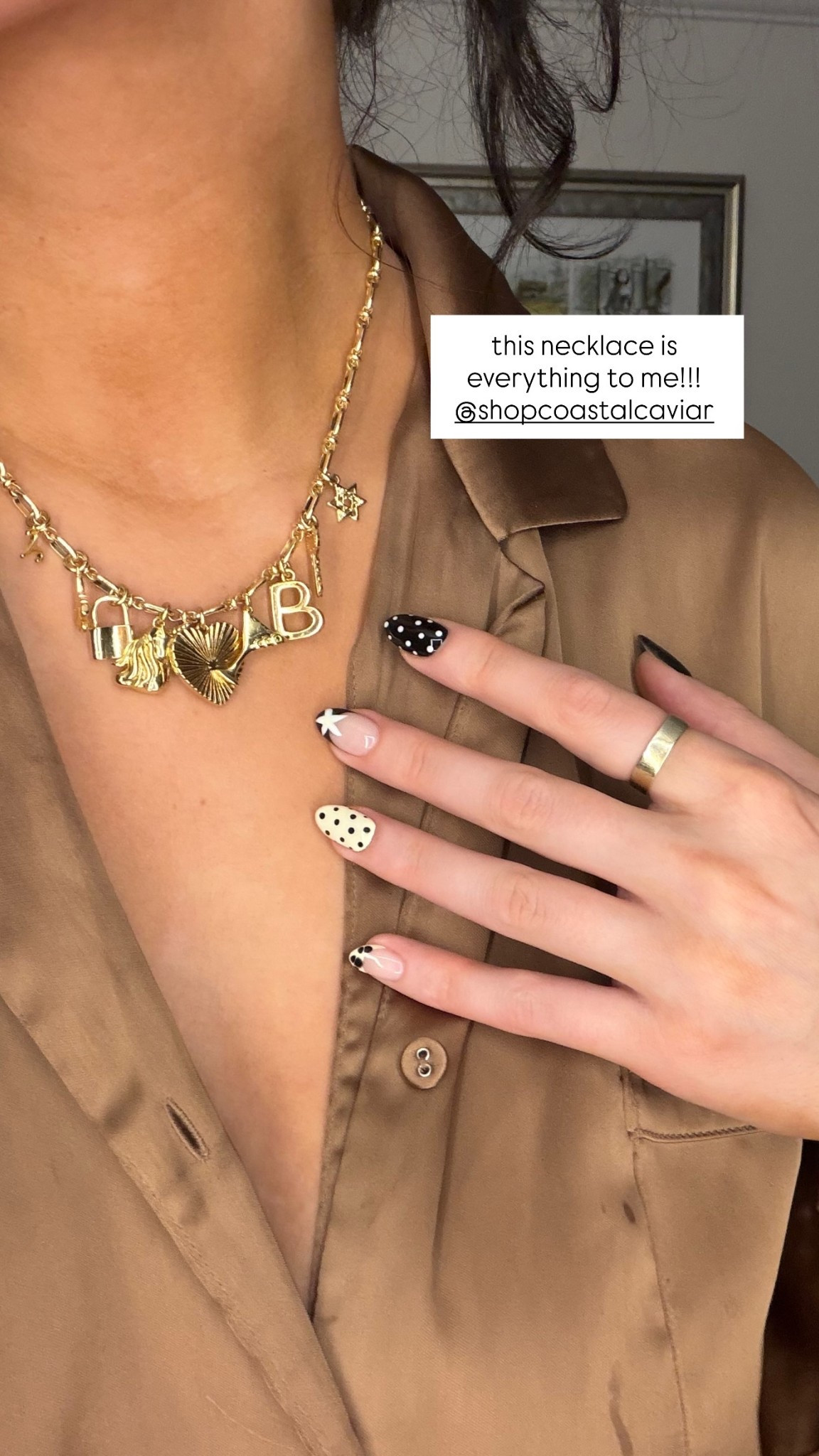 this necklace is everything to me! they have pre-made necklaces but you can also create a custom one. such a cute gift for the holidays! 

 