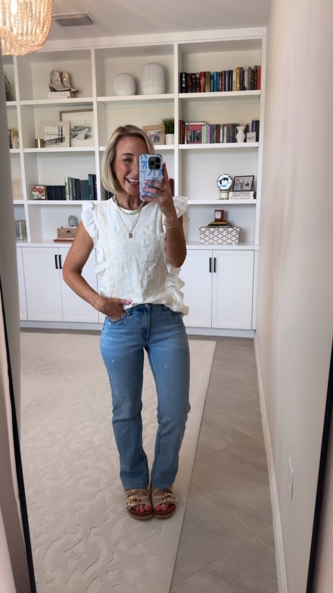 @maurices - spring denim haul: (and it’s all on sale!… PLUS, use code LTK10 for a stackable 10% off!!) #mauricespartner Outfit 2: Daisy Embroidered High Rise Relaxed Straight Jean - Size 0. Embroidered Ruffle Trim Top - Size XSmall. Gold Beaded Layered Necklace Set. Gold Wire Flower Stud Earrings. #ThatStyledFeeling

 

#LTKSaleAlert #LTKOver40 #LTKSeasonal