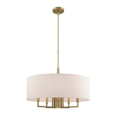 Flaire 6 - Light Shaded Drum Chandelier | Wayfair North America