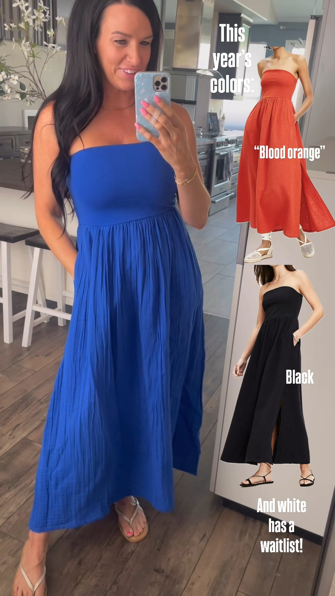 The perfect dress for summer — whether a day out, vacation, beach wedding, or reunion! I love the fit, and this year it comes in blood orange and black! (White is on waitlist.) I got my normal size S in this  last summer and still just love the style, fit and material!

#LTKSaleAlert #LTKFindsUnder100 #LTKParties