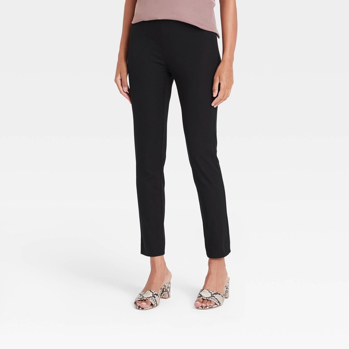 Women's High-Rise Skinny Ankle Pants - A New Day™ Black 6 | Target