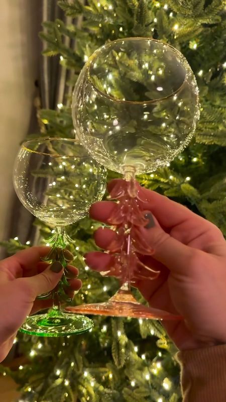 ✨These are the most beautiful wine glasses I have seen! You can get them in a one or two pack. I couldn’t decide on which color so I had to get the 2 pack! They will get alot of use now until Christmas!!

#LTKfindsunder50 #LTKSeasonal #LTKHoliday