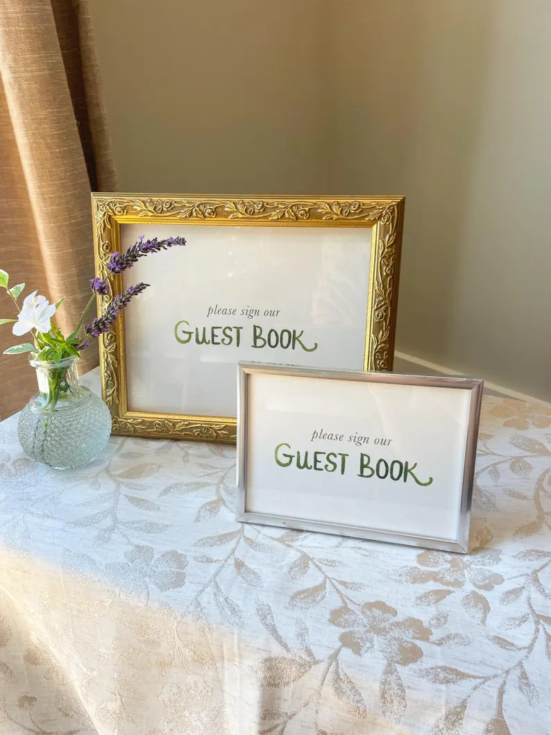 Guest Book Signage | Etsy (Global)