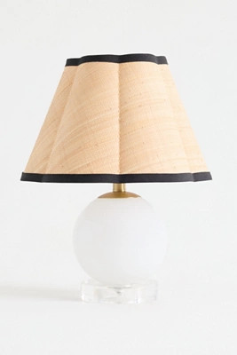 Bubble Glass Scalloped Shade Table Lamp | Anthropologie (US)