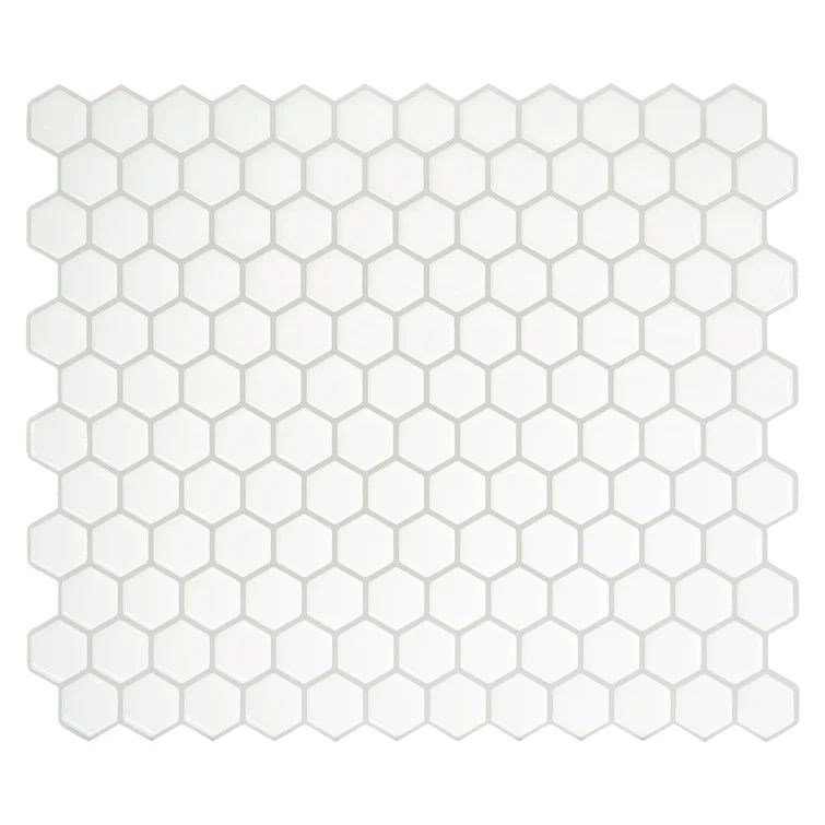 Hexago 9" x 11" Gel Peel & Stick Mosaic Tile | Wayfair North America
