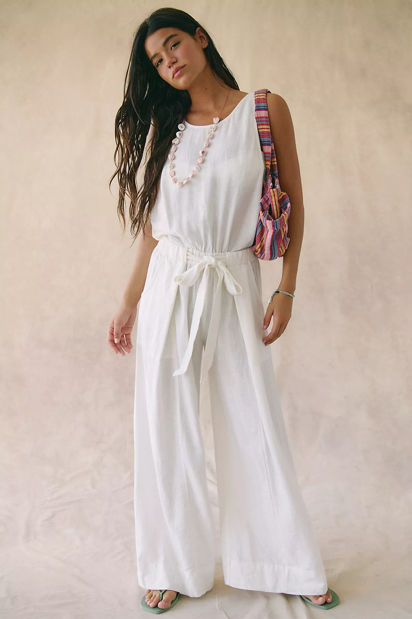 Linden Linen One-Piece Jumpsuit | Free People (Global - UK&FR Excluded)