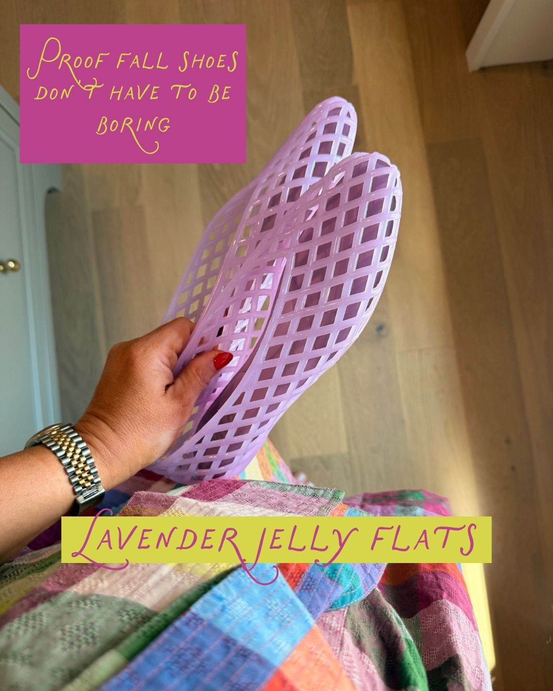 How cute are these lavender jelly flats?! They are proof that fall shoes don't have to be boring!

#LTKgrwm #LTKootd #LTKSeasonal