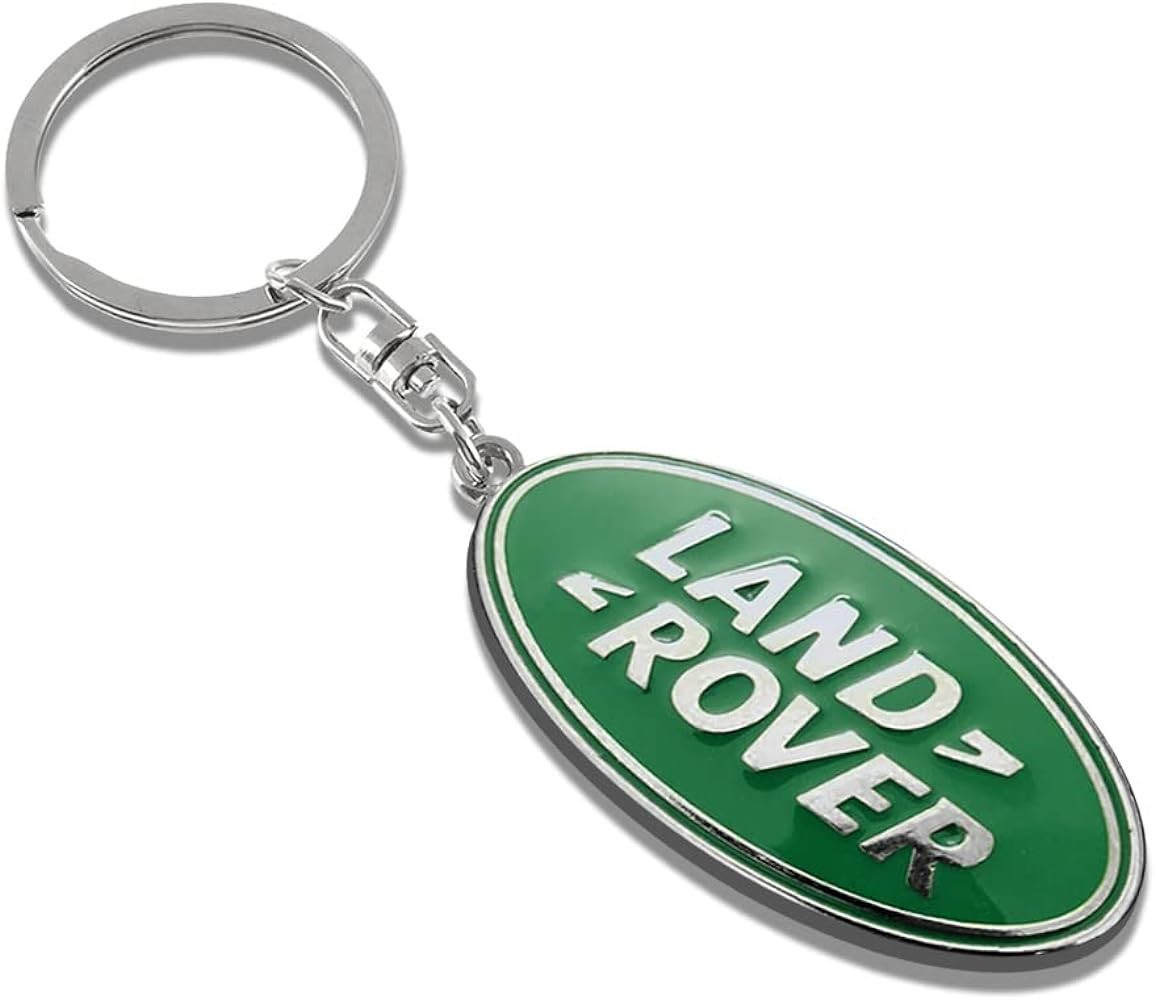 JIAWUP Zinc Alloy Keychain for Land Rover, Metal Chrome Key Chain Keyring for Car Vehicle Motorcy... | Amazon (US)