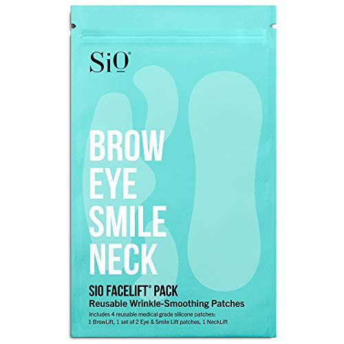 SiO Beauty FaceLift - Anti-Wrinkle Patches for Neck, Forehead, Eye & Smile, Overnight Smoothing Silicone Patches for Fine Lines and Wrinkles | Amazon (US)