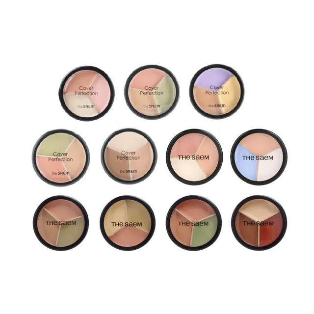 The Saem - Cover Perfection Triple Pot Concealer - 5 Types | YesStyle Global