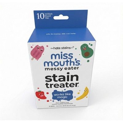 Miss Mouth's Messy Eater Stain Treater Wipes - 10ct | Target