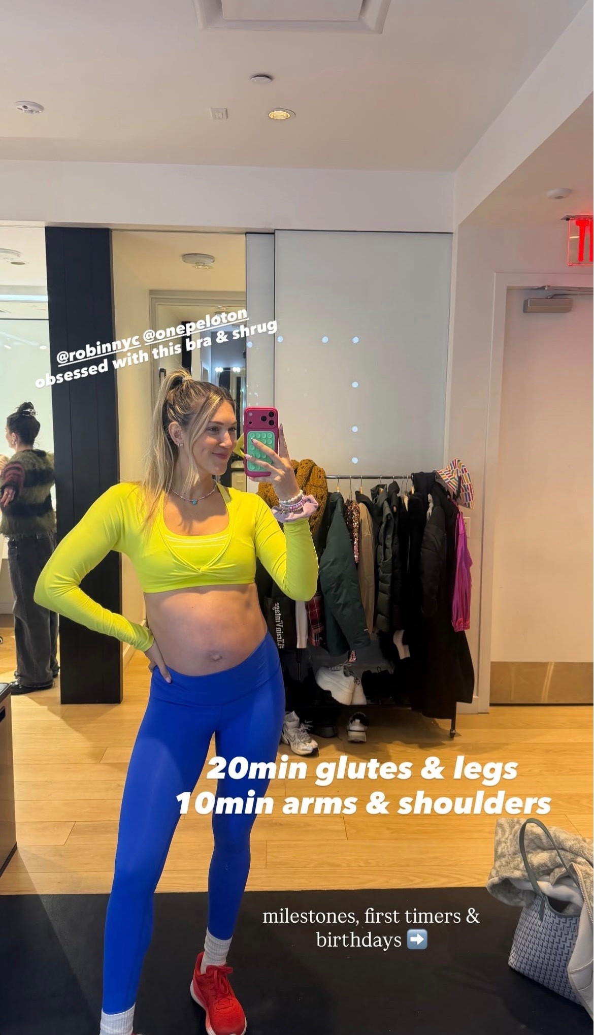 20min glutes & legs 10min arms and & shoulders. obsessed with this yellow shrug & bra for my workouts! linking my shoes in white!

#LTKBump #LTKfitnessgoals #LTKActive