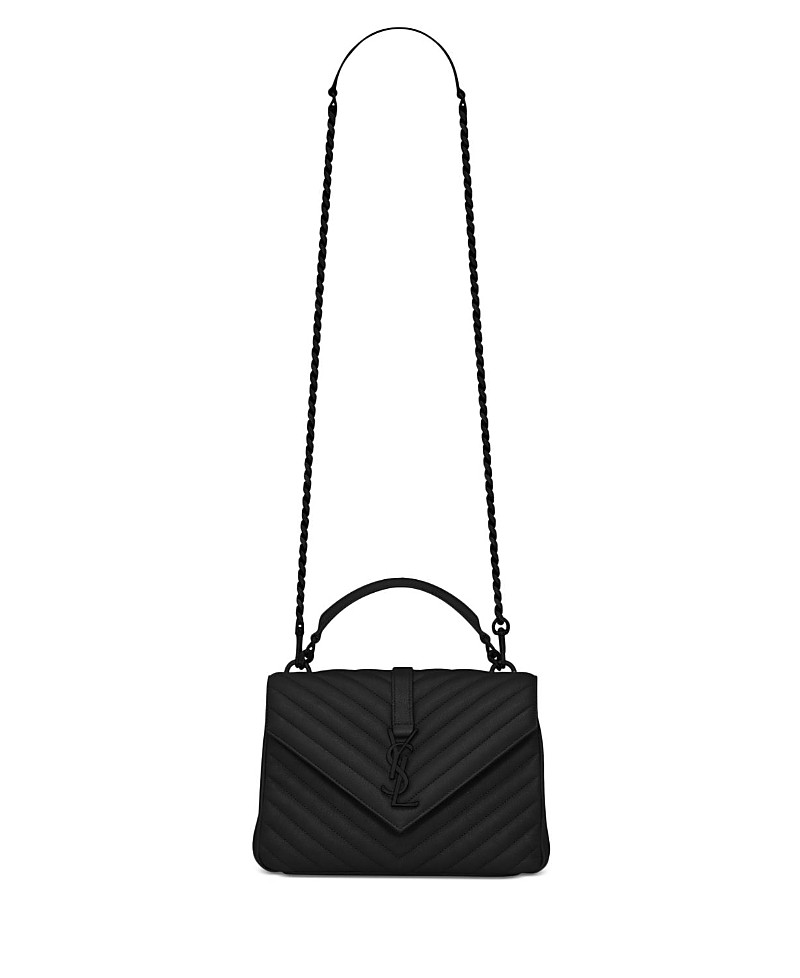 Saint Laurent Small College Bag in Quilted Leather | Bloomingdale's (US)