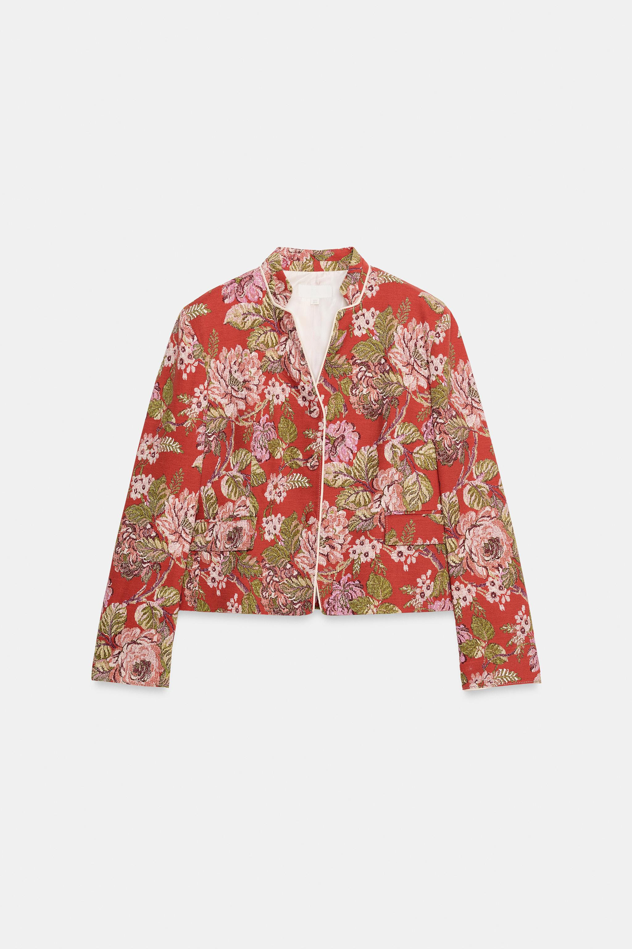 FLORAL PRINT BLAZER | Zara US