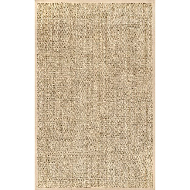 nuLOOM Hesse Checker Weave Seagrass Indoor/Outdoor Area Rug | Target