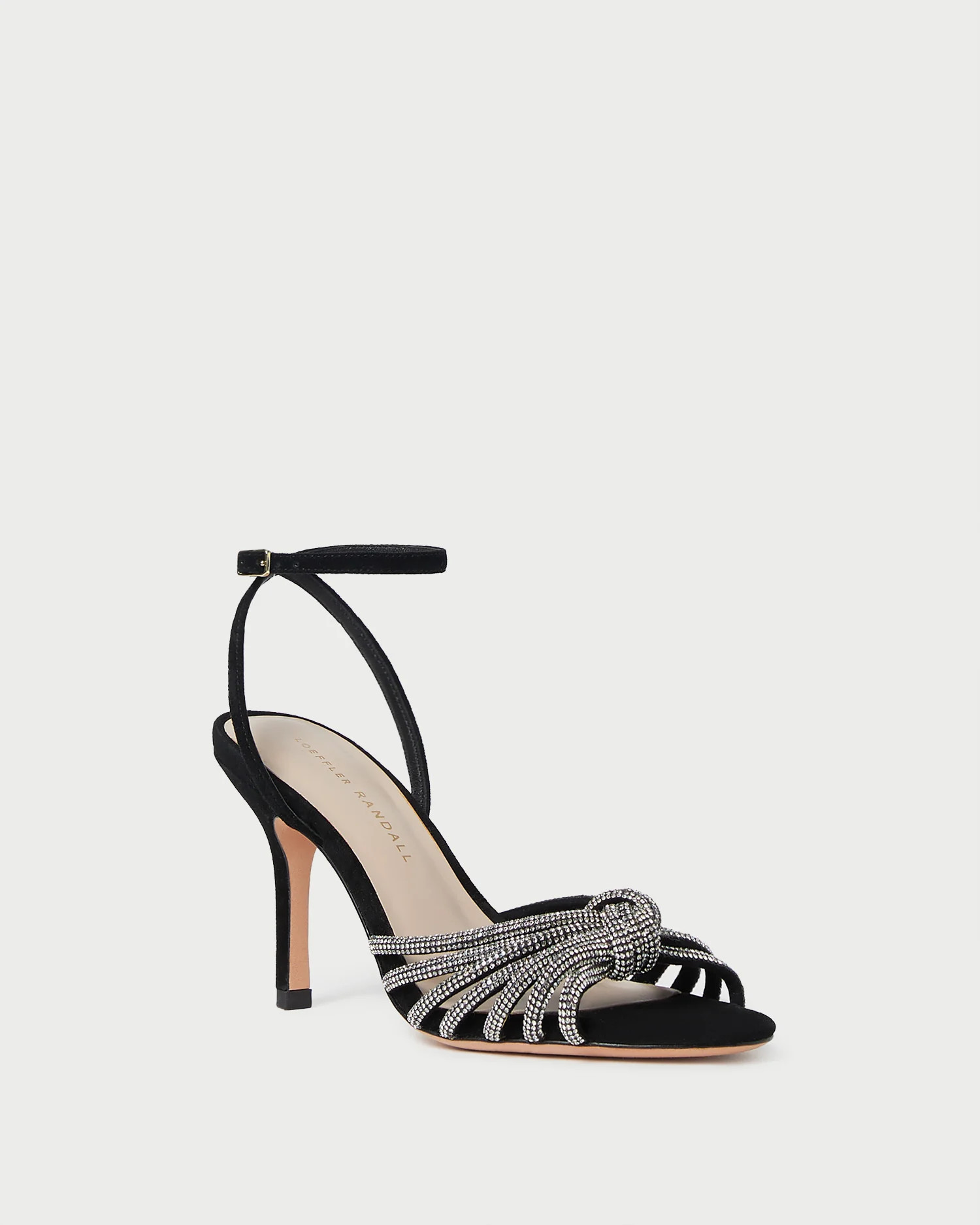 Ada Black Knot Heeled Sandal | Loeffler Randall