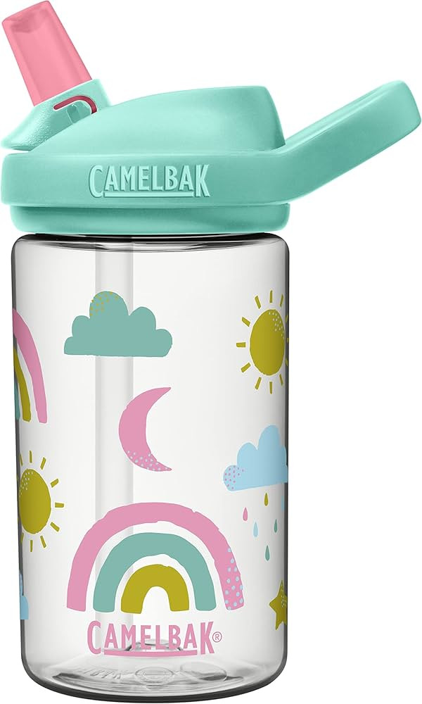 CamelBak Eddy+ 14 oz Kids Water Bottle with Tritan Renew – Straw Top, Leak-Proof When Closed | Amazon (US)