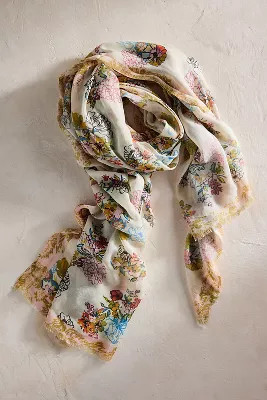 Blooming Garden Scarf | Anthropologie (US)