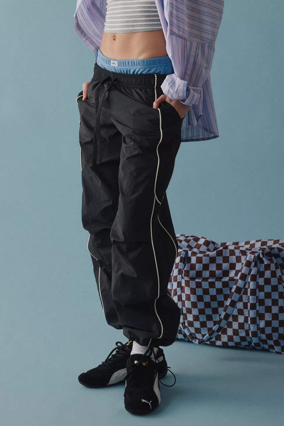 BDG Jess Nylon Track Pant | Urban Outfitters (US and RoW)