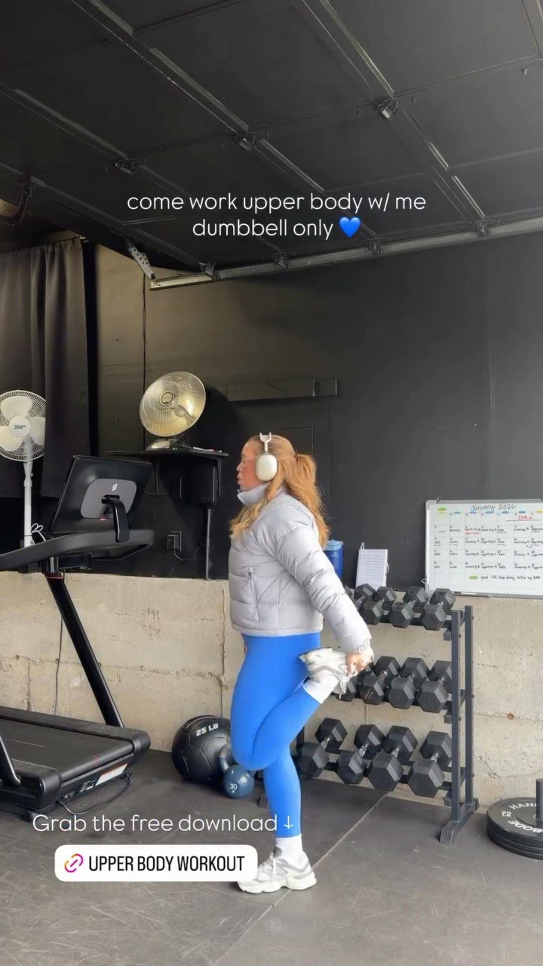 Midsize Gym Outfit of the Day! 💙🤍🎧👟 Size 10/12 | M/L | 5’3” 

I’ll put the link for the work out in the comments! 📥

#LTKfitnessgoals #LTKMidsize #LTKActive